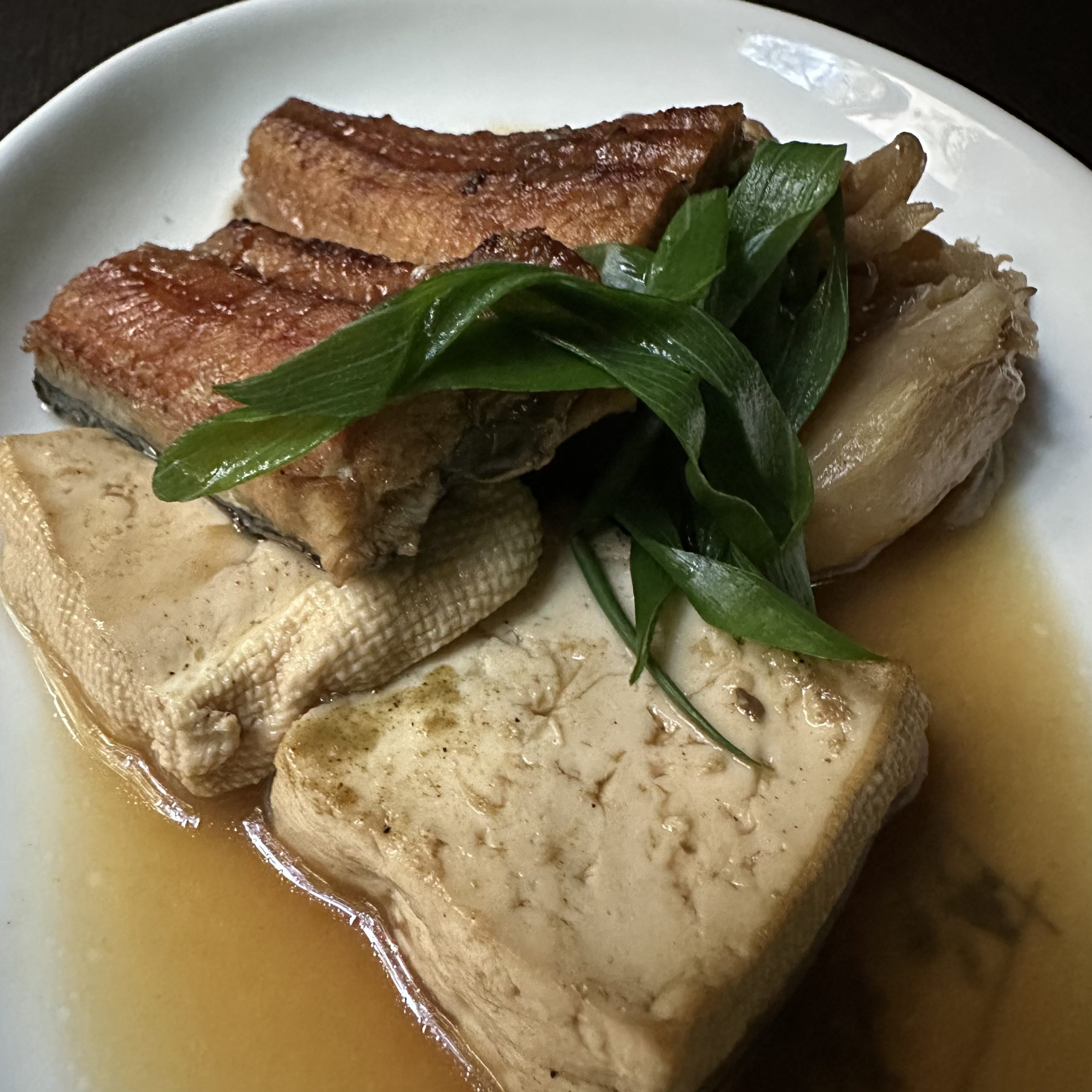 - 10月の旬菜 -<br />
鰻豆腐