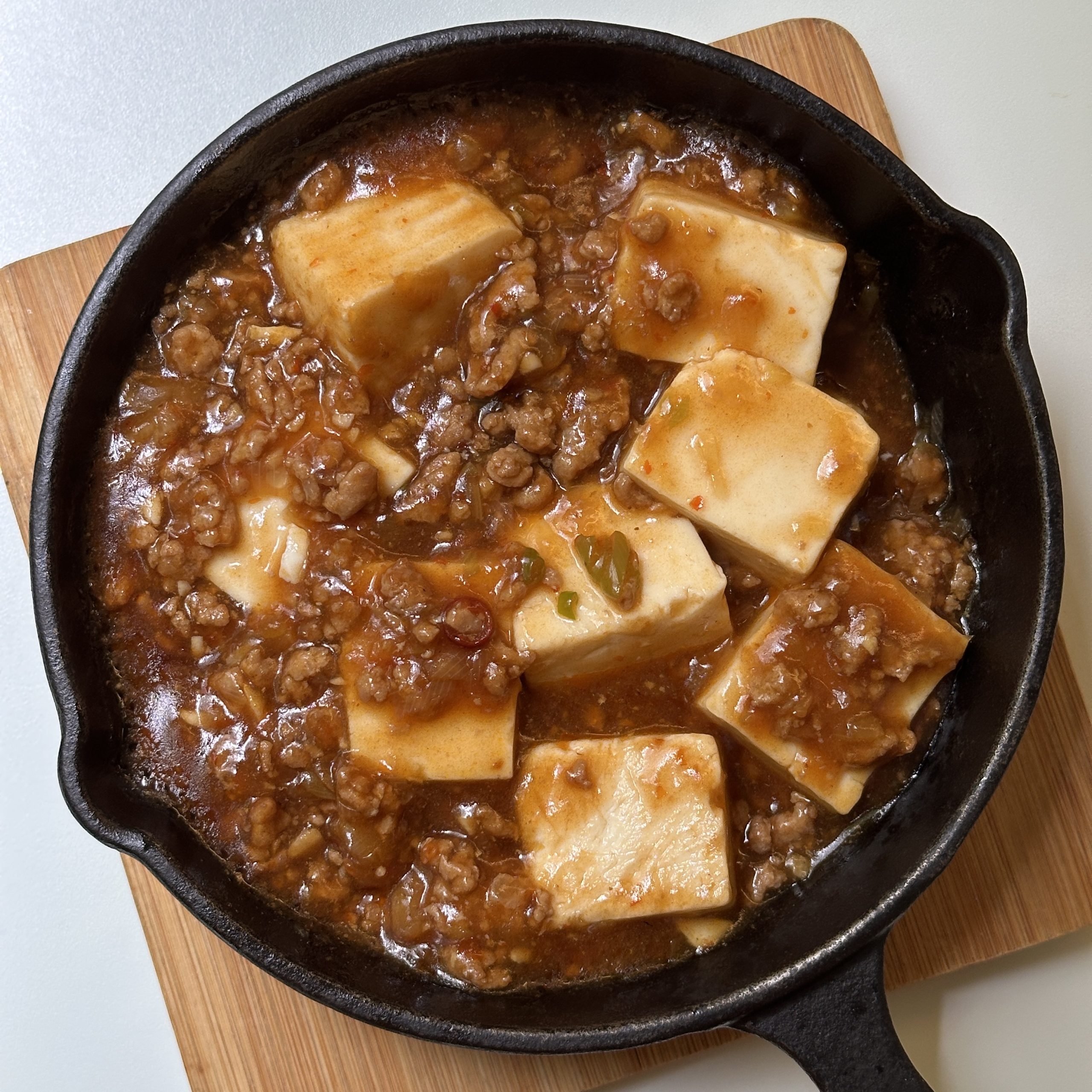 - 5月の旬菜 -<br />
麻婆豆腐